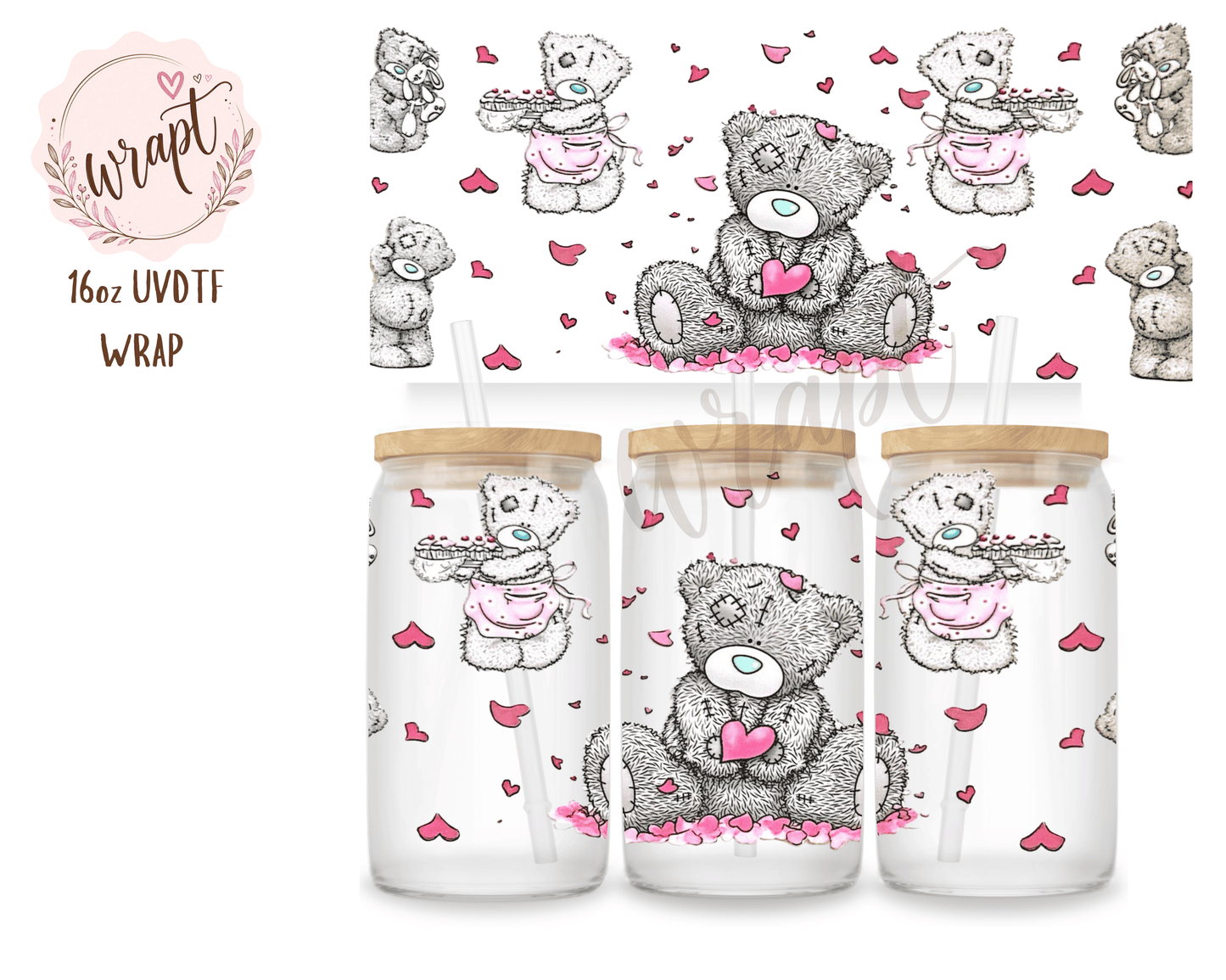 16oz UV DTF Wrap - W442