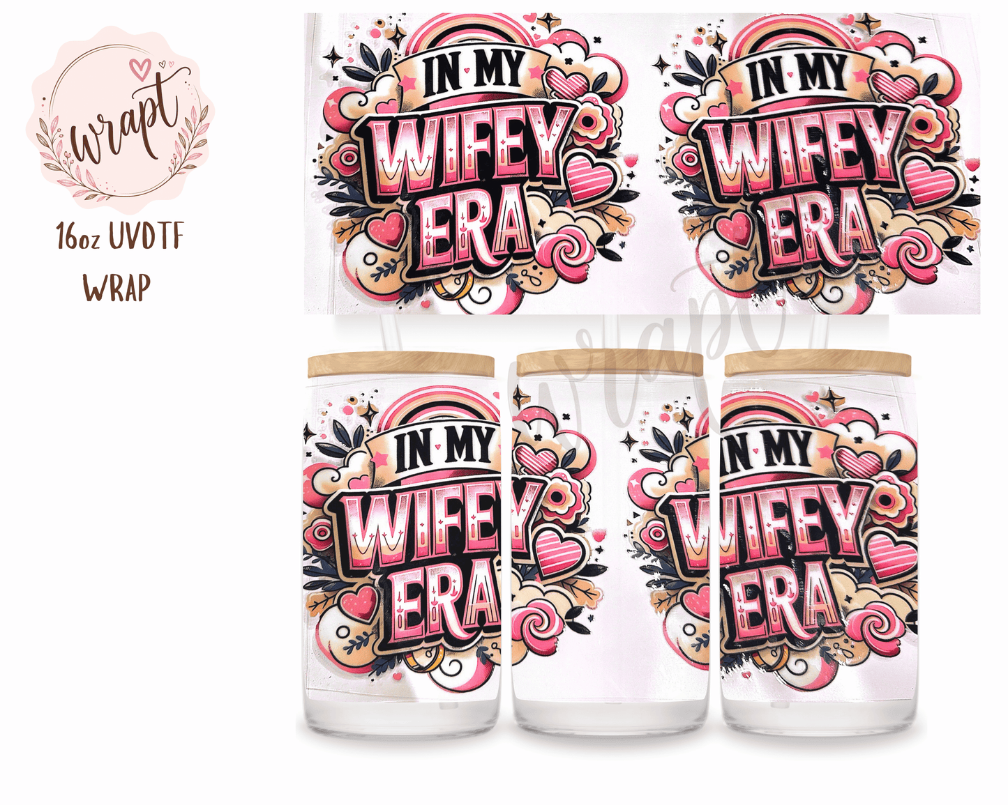 16oz UV DTF Wrap - W792