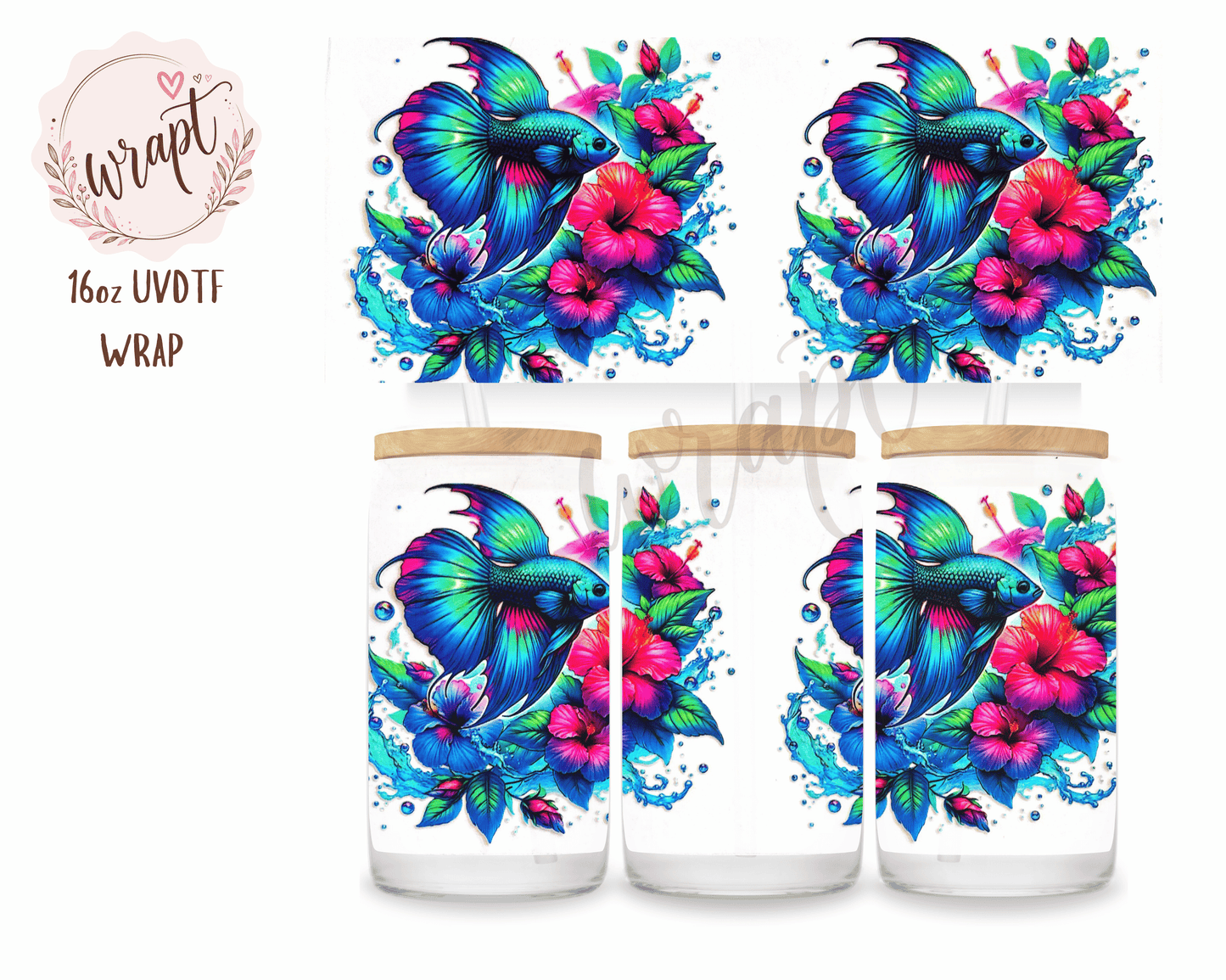 16oz UV DTF Wrap - W994