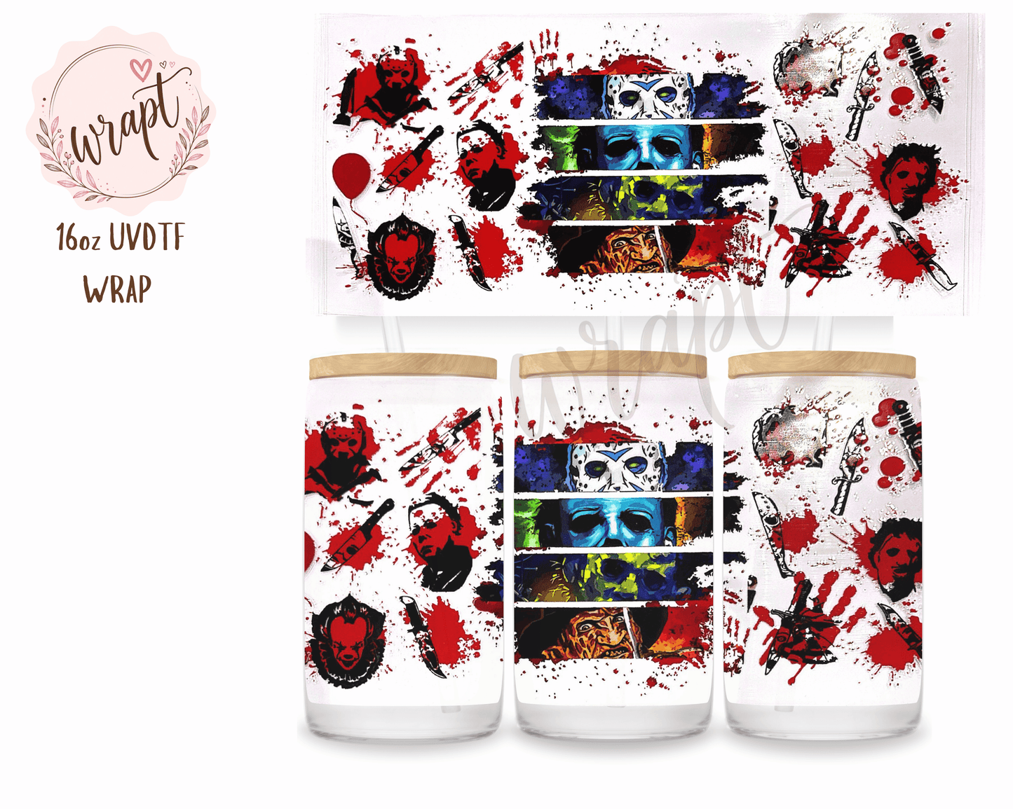 16oz UV DTF Wrap - W845