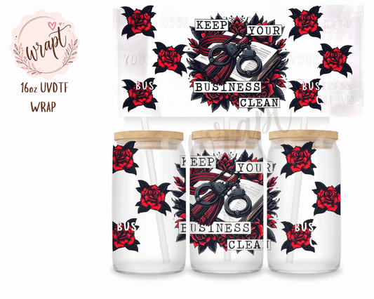 16oz UV DTF Wrap - W209