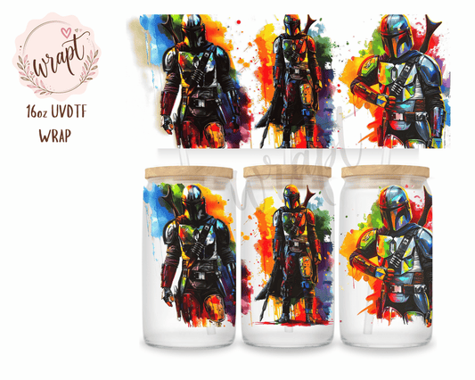 16oz UV DTF Wrap - W599