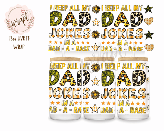 16oz UV DTF Wrap - W619