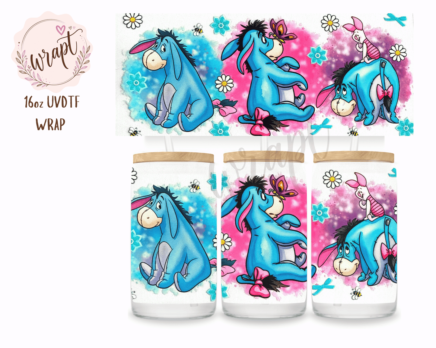 16oz UV DTF Wrap - W581
