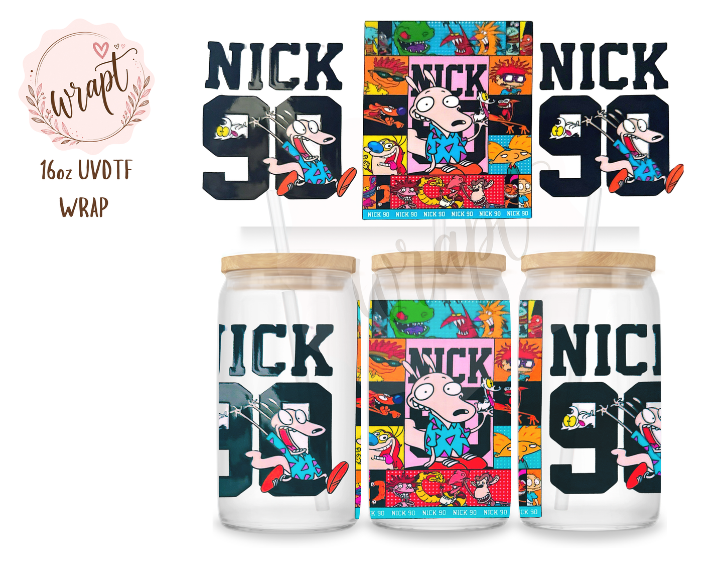 16oz UV DTF Wrap - W531