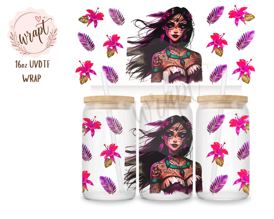 16oz UV DTF Wrap - W356