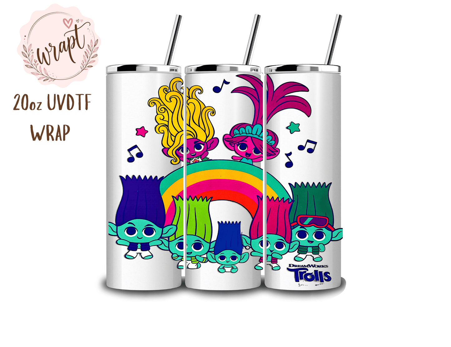 20oz UV DTF Wrap - D166