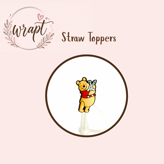 Straw Topper  - Bear