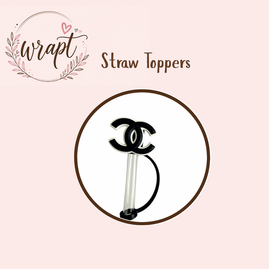 Straw Topper  - CC Black
