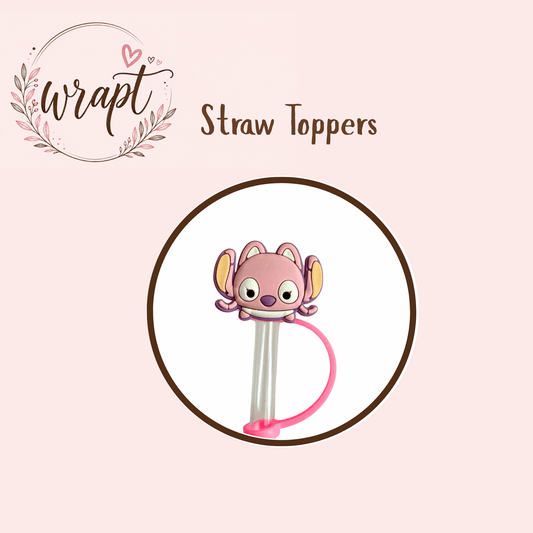 Straw Topper  -Angel