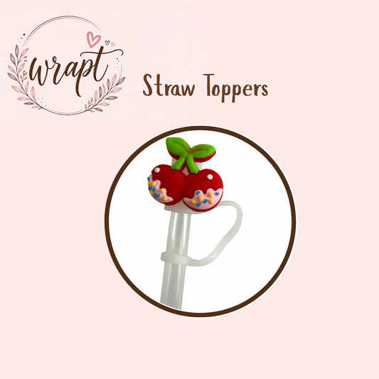 Straw Topper  - Cherries