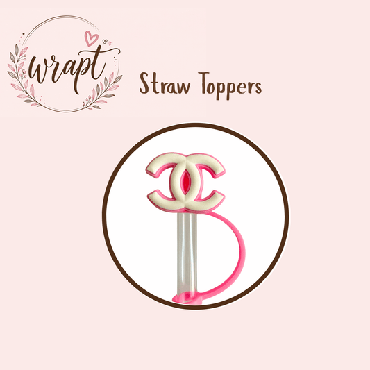 Straw Topper  - CC Pink
