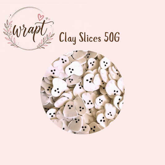 Polymer Clay Slices 50g -Ghost 2